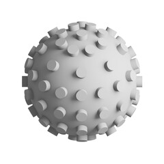 3d sphere icon design. Business presentation infographic graph element.