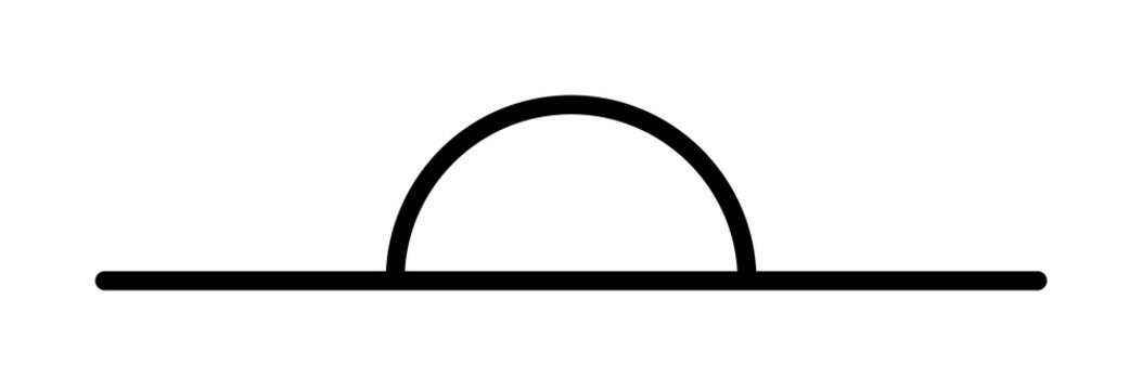 180 degrees icon illustration on transparent background