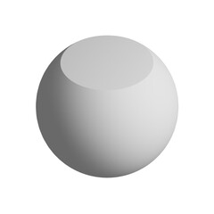 3d sphere icon design. Business presentation infographic graph element.