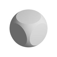 3d sphere icon design. Business presentation infographic graph element.