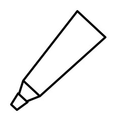 tube of toothpaste icon illustration on transparent background