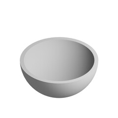 Sphere icon design element. Isometric ball, business presentation infographic object.