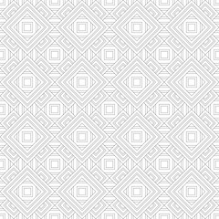 Vector seamless pattern. Modern stylish texture. Monochrome, linear abstract background.