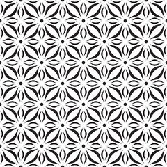 Vector seamless models. Modern stylish texture. Composition from regularly repeating geometrical element. Monochrome, simple. Vector illustrations.