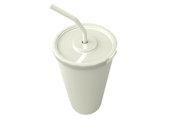 Close-up of disposable cup 
