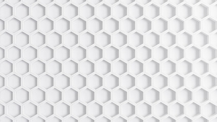 white hexagon pattern abstract bakcground
