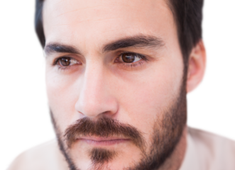 Close up of serious businessman 