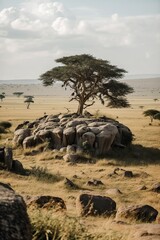 The Serengeti National Park in Tanzania , generative artificial intelligence
