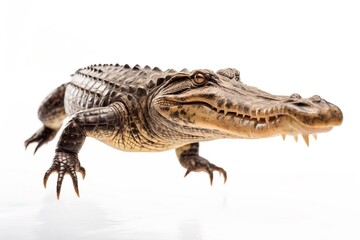Fototapeta premium crocodile isolated on white