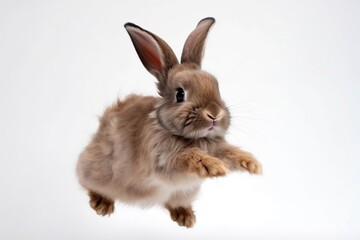 Obraz premium rabbit on white background
