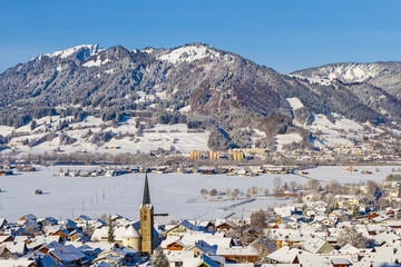 Burgberg - Allgäu - Winter - Ortsansicht