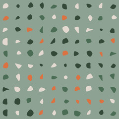 Vector abstract art blob pattern background. Modern liquid splashes of geometric shapes