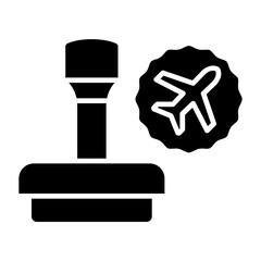 Stamp Glyph Icon