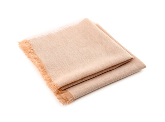 New napkins isolated on white background