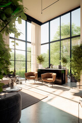 Fototapeta premium modern kitchen interior in the house