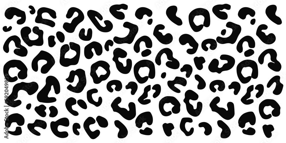 Poster leopard pattern