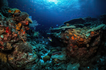 Fototapeta na wymiar coral reef, AI generative