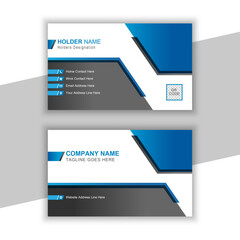 Elegant And Abstract Business Card Layout.