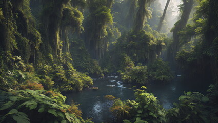 Rain Forest, Generated AI