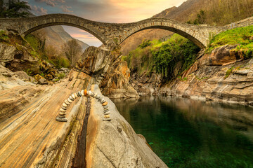 Ponte dei salti, Lavertezzo, Ticino, Switzerland