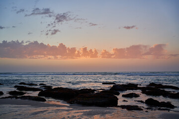 A nice sky with sun and clouds with different color