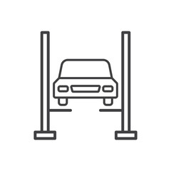 Car Service Lift Icon