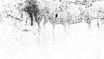 Black ink splat texture grunge 9 PNG. 