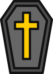 Obraz premium coffin icon