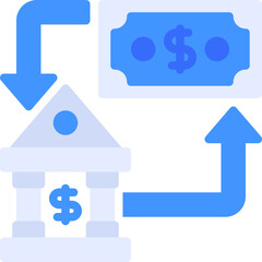 exchange bank icon