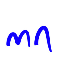 Fototapeta premium Sample alphabet font with Hand Drawn