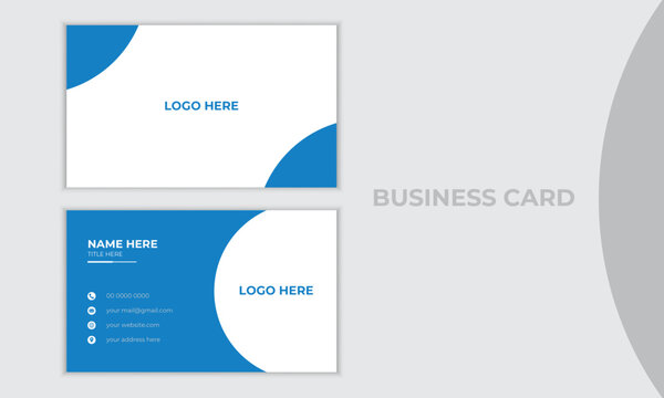 Business card, Double-sided creative business card, simple business card design, modern business card ,