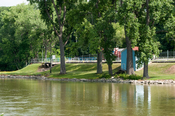 Appleton Lock Number Three on Fox River, Wisconsin