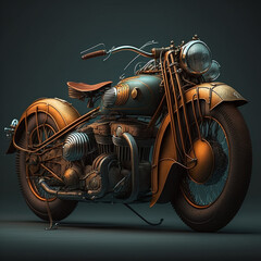 retro motorcycle