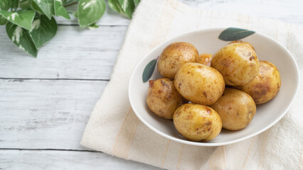 日本の家庭料理｜ジャガイモの煮物・新じゃがの煮っころがし(甘辛煮)　イメージ