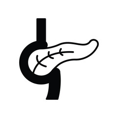 Pancreas icon. Suitable for Web Page, Mobile App, UI, UX and GUI design