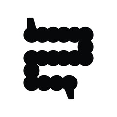 Small Intestine icon. Suitable for Web Page, Mobile App, UI, UX and GUI design