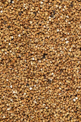Poorly cleaned buckwheat groats for cooking porridge