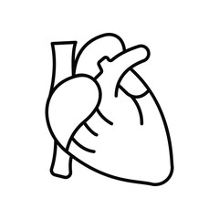Heart icon. Suitable for Web Page, Mobile App, UI, UX and GUI design