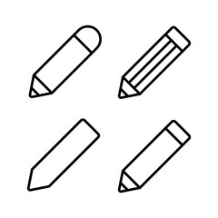 Pencil icon vector illustration. pen sign and symbol. edit icon vector