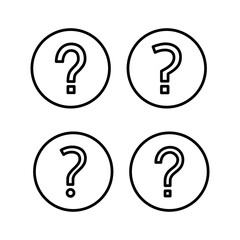 Question icon vector illustration. question mark sign and symbol