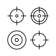 Target icon vector illustration. goal icon vector. target marketing sign and symbol