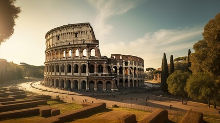 Discovering Rome's Ancient Wonders - obrazy, fototapety, plakaty