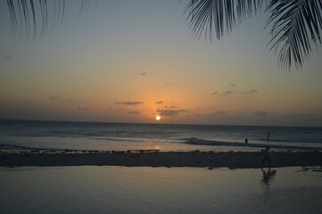 atardecer de mar