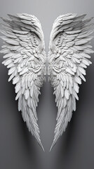 Holy Spirit Angel Wings Illustration