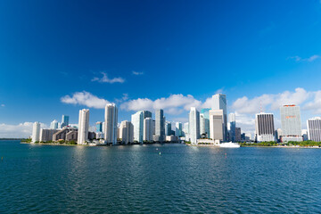 Obraz premium miami metropolis skyline. miami metropolis skyline in florida. miami metropolis skyline