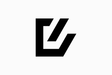 letter CE logo design vector