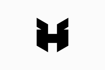 Obraz premium letter H logo design vector