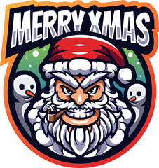 Santa esport mascot