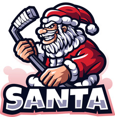 Santa esport mascot
