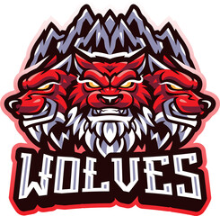 Wolf esport mascot